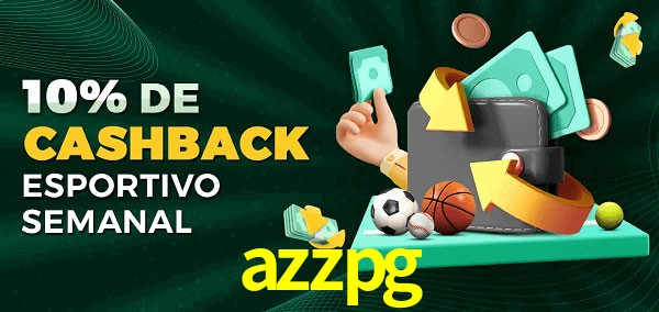 10% de bônus de cashback na azzpg